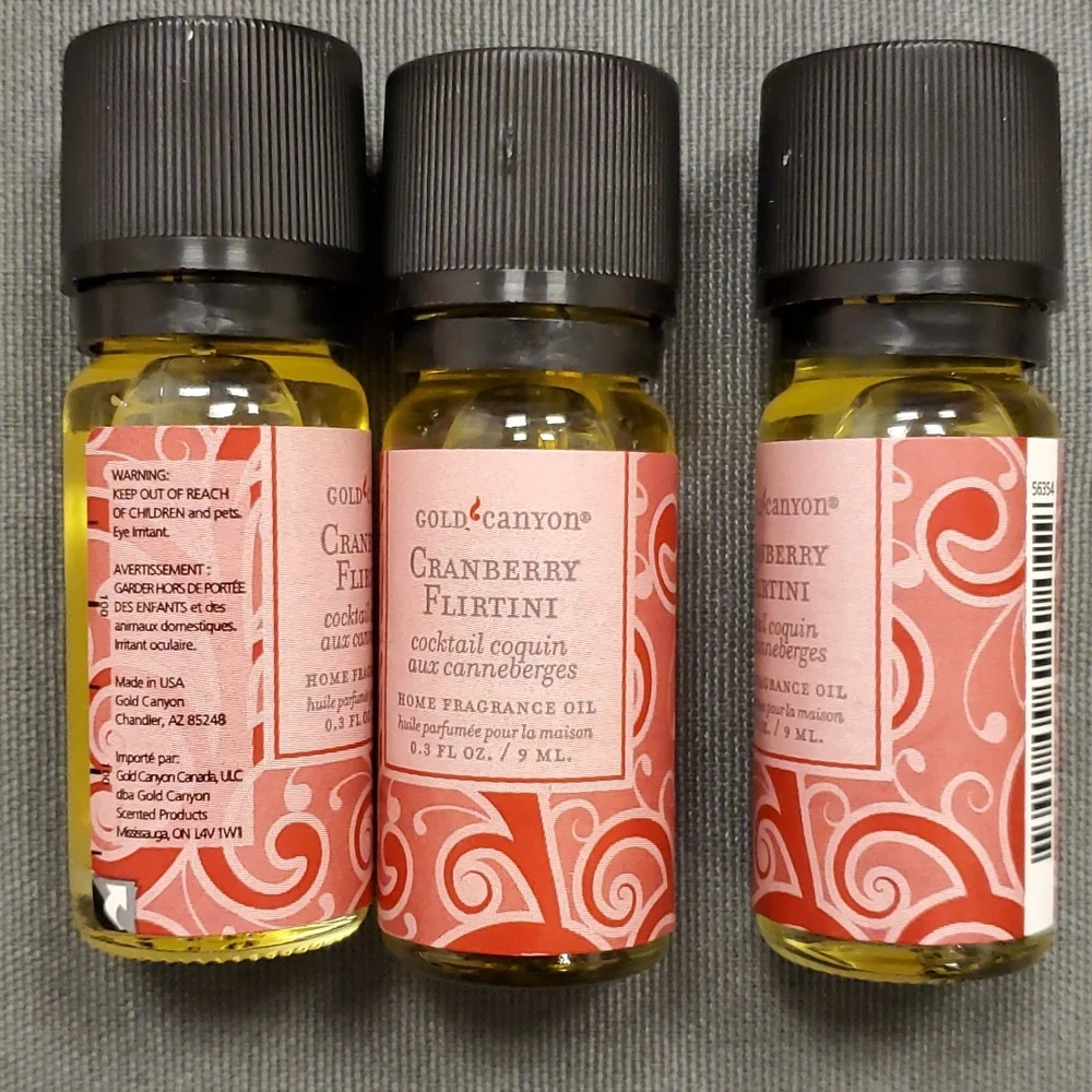 CRANBERRY FLIRTINI Home Fragrance Oil from‎ Gold Canyon 0.3 FL oz